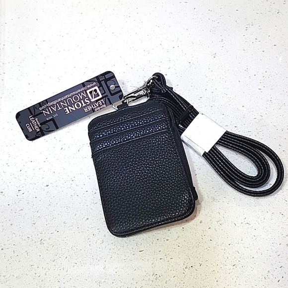 Crossbody Leather credit card, ID, money holder New with tags - Picture 2 of 6